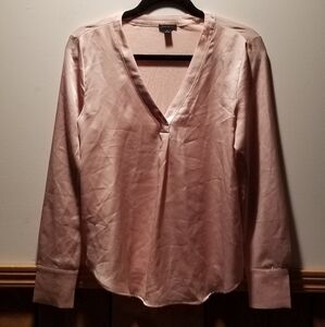 👙Ann Taylor v neck satin dress top